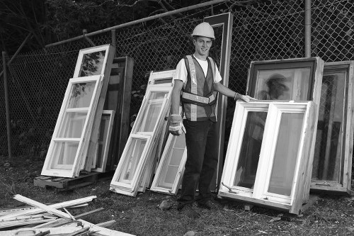 Business waste removal services in action