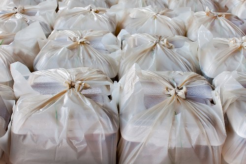 Various types of builders waste materials
